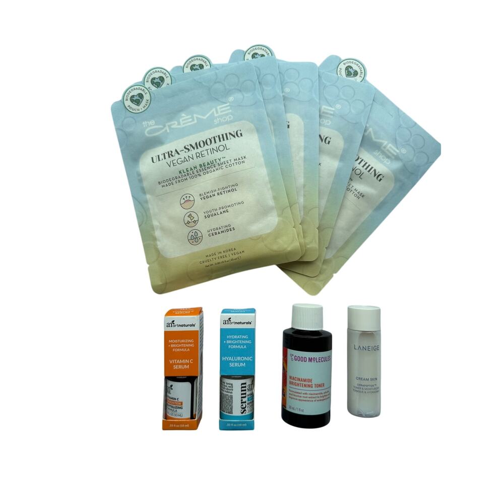 Skincare Bundle Retinol Masks Serums Laneige Self Care Set